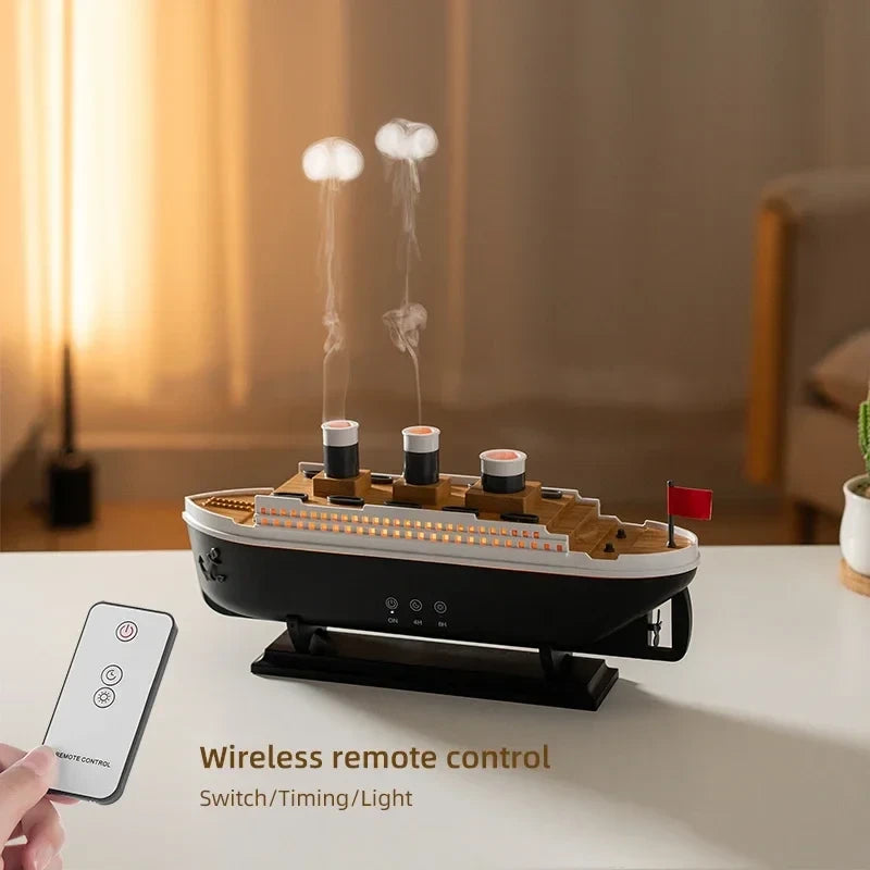 Retro Ship Ultrasonic Air Humidifier