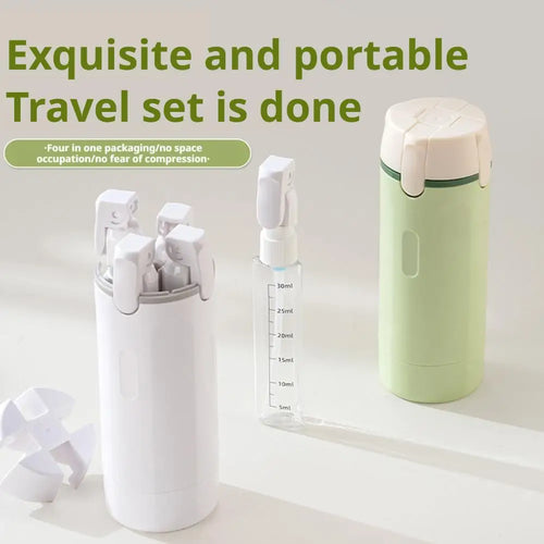 TravelEase Leakproof Cosmetic Bottle Set